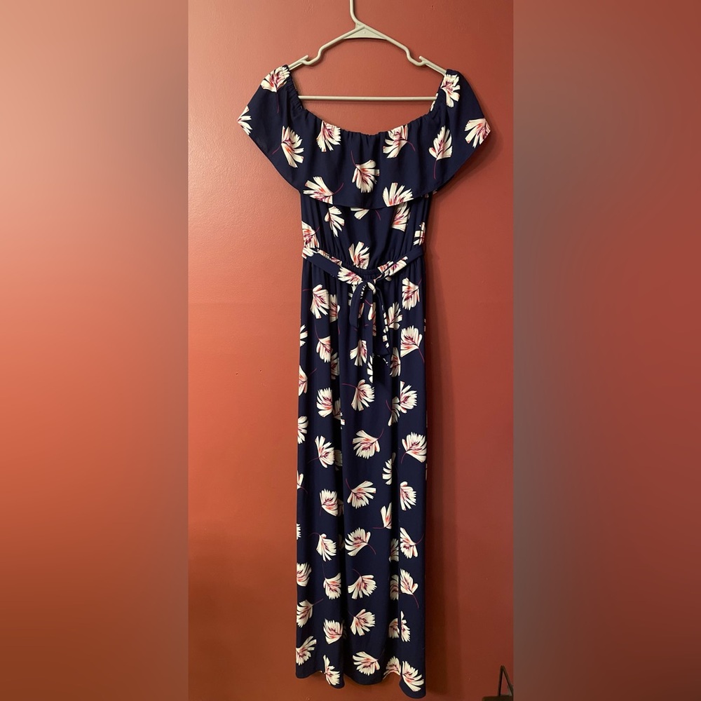 Express Off The Shoulder Floral Dress